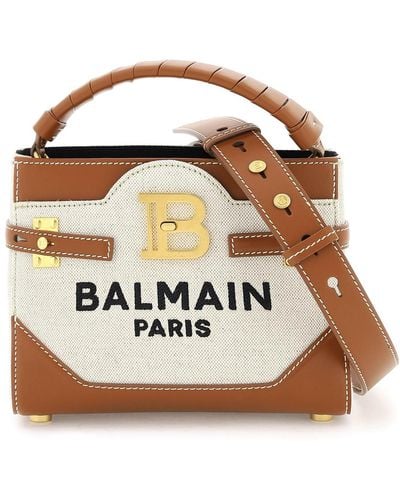 Balmain B-Buzz Handbag - Natural