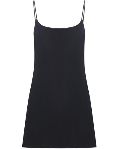 Philosophy Di Lorenzo Serafini Mini Slip Dress - Black