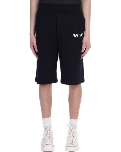 Evisu Komainu Shorts In Cotton - Black