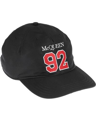 Alexander McQueen Mcqueen Sport Hat - Black