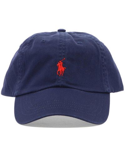 Ralph Lauren Logo-Embroidered Baseball Cap - Blue