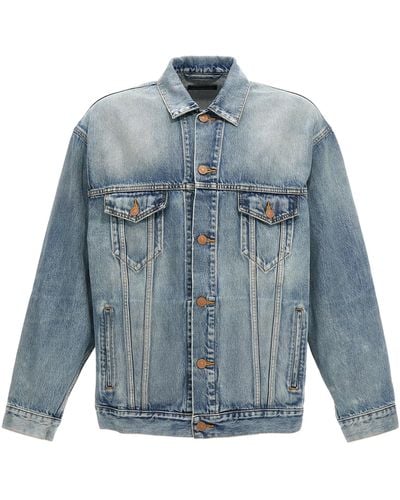 Balenciaga denim jacket on sale 2017