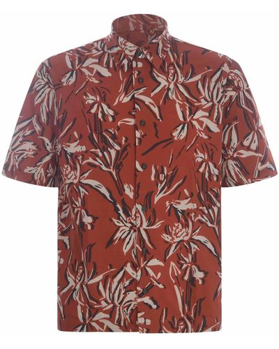 Paolo Pecora Shirt Made Of Cotton - Red