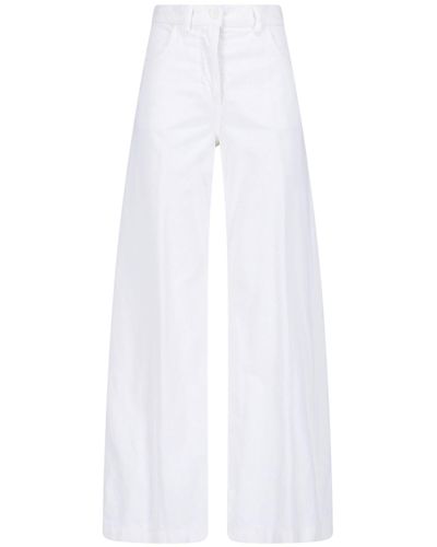 Aspesi Velvet Pants - White