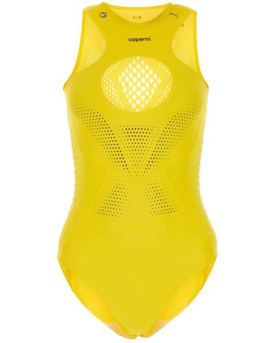 Coperni Stretch Nylon X Puma Bodysuit - Yellow