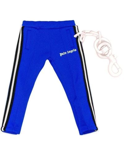 Palm Angels Mini Track Pants Keyring - Blue