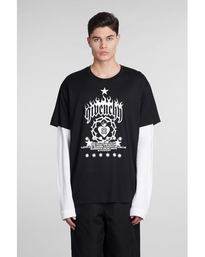 Givenchy T-shirt In Cotton - Blue