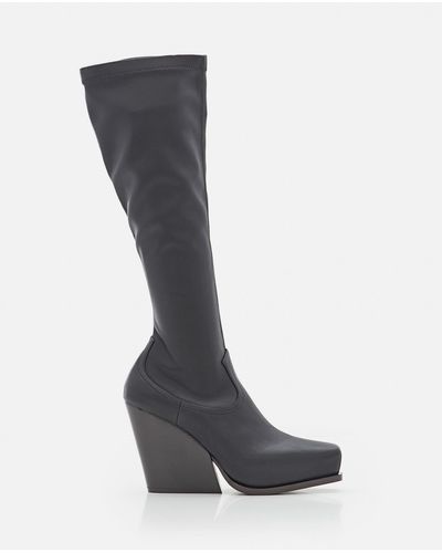 Stella McCartney Knee-High Heeled Boots - Black