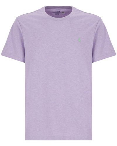 Ralph Lauren Pony T-Shirt - Purple