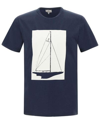 Woolrich Logo-printed Crewneck T-shirt - Blue