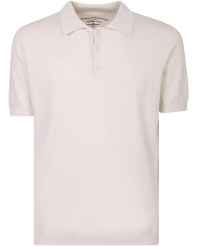 Original Vintage Style Short Sleeves Polo - Pink
