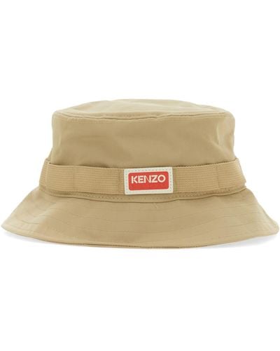 KENZO Bucket Hat - Natural