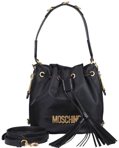 Moschino Bucket Bag - Black
