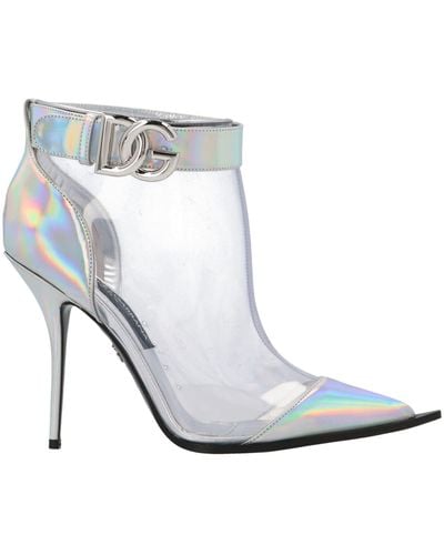 Dolce & Gabbana Cardinale Ankle Boots - Metallic