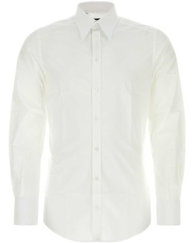 Dolce & Gabbana Poplin Shirt - White