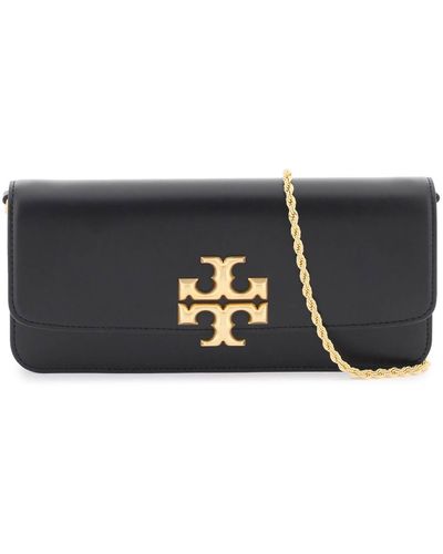 Tory Burch Eleanor Clutch With Chain - Black