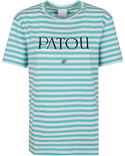 Patou Striped Tee Shirt - Blue