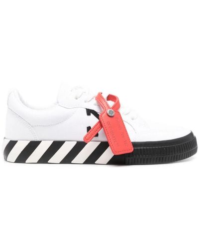 Off-White c/o Virgil Abloh And Vulcanized Low Trainers - White