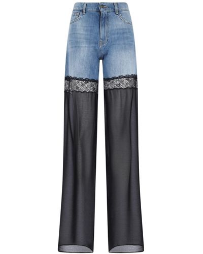 Nensi Dojaka Hybrid Straight Jeans - Blue