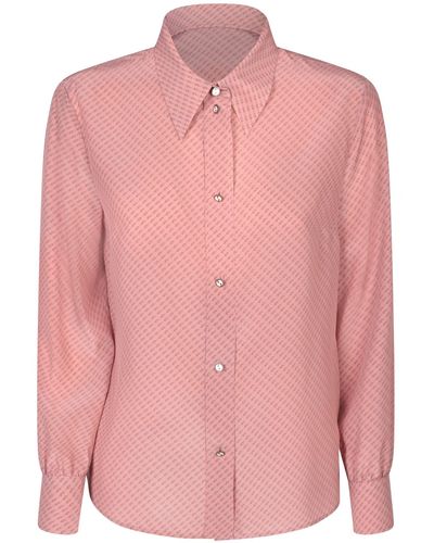 Gucci Silk G Shirt - Pink