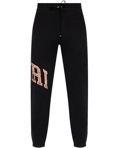 Amiri Bandana Sweatpants - Black