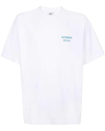 Vetements Crew-Neck T-Shirt - White