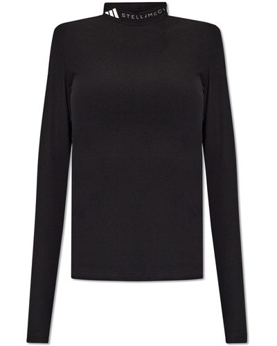 adidas By Stella McCartney Top With Cut-Outs - Black