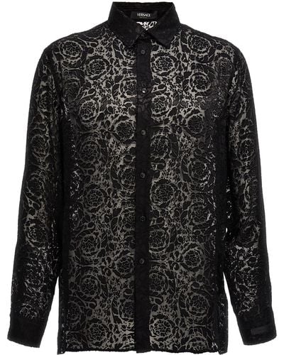 Versace Evening Shirt, Blouse - Black