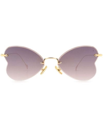 Eyepetizer Greta Gold Female Sunglasses - Pink