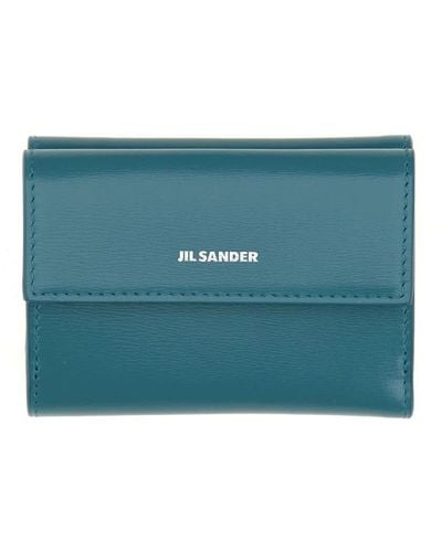 Jil Sander Mini Wallet - Blue