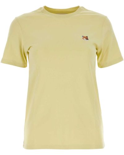 Maison Kitsuné Maison Kitsune T-Shirt - Yellow