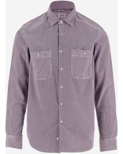 Aspesi Corduroy Shirt - Purple