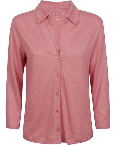 Majestic Filatures Majestic T-Shirts And Polos - Pink