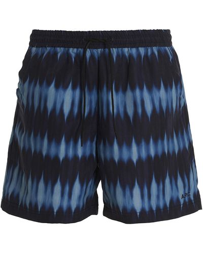 A.P.C. 'bobby' Swimming Trunks - Blue