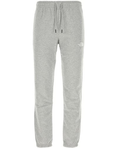 The North Face Melange Cotton Blend Sweatpants - Gray