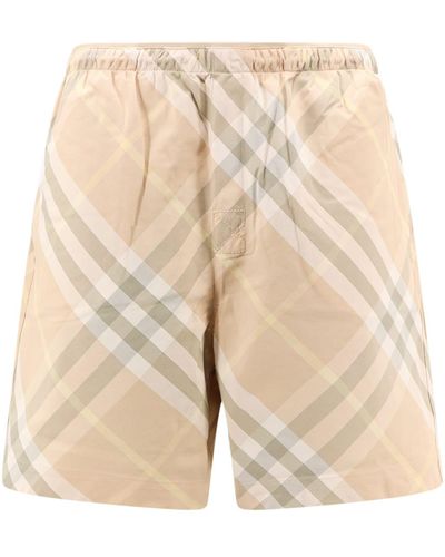 Burberry Swim Trunks - Natural