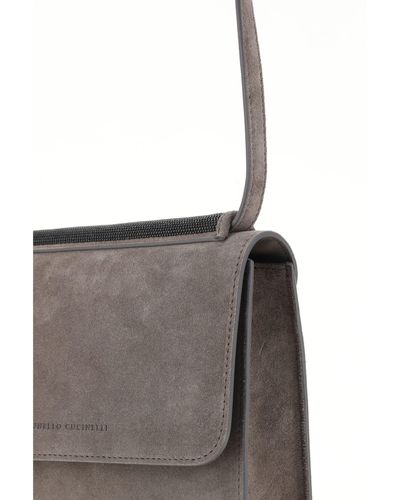 Brunello Cucinelli Shoulder Bag - Gray