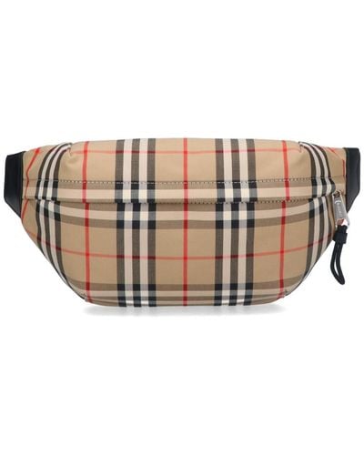 Burberry "vintage Check" Fannypack - White