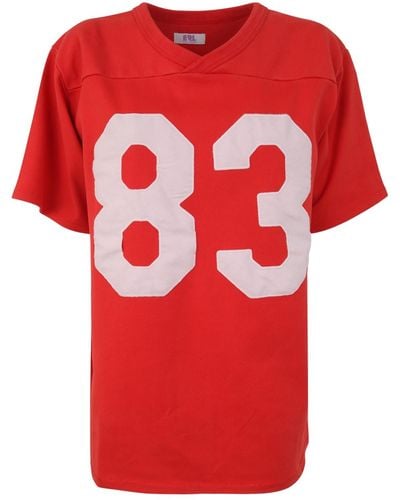 ERL Football Shirt Knit Clothing - Red