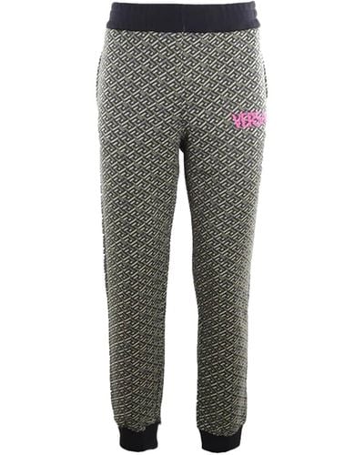 Versace Cotton Sweatpants - Gray