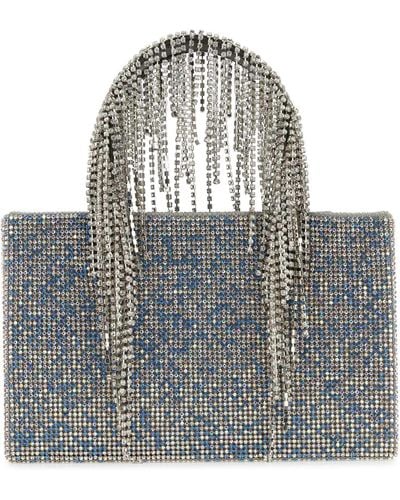 Kara Light- Rhinestones Handbag - Grey