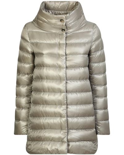 Herno Amelia Quilted Nylon Down Jacket - Grey