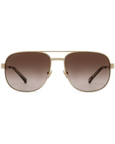 Gucci Gg1223S Sunglasses - Metallic