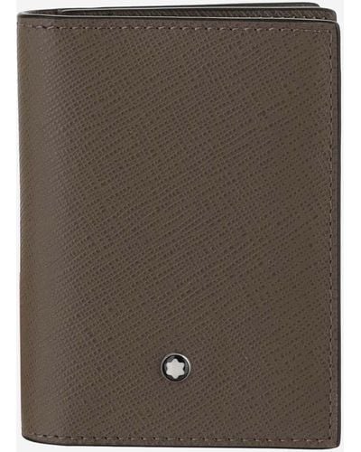 Montblanc Card Holder 4 Compartments Sartorial - Brown