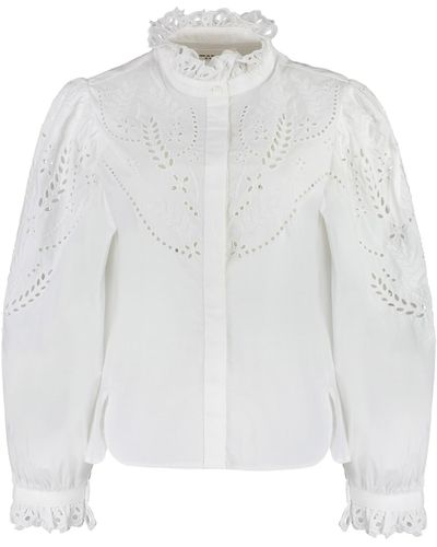 Isabel Marant Raissa Cotton Shirt - White