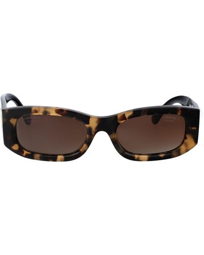 Chanel 0Ch5525 Sunglasses - Brown