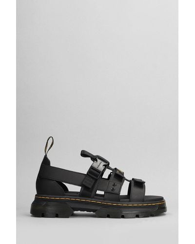 Dr. Martens Pearson Flats In Black Leather