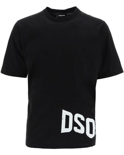 DSquared² D2 Slouch T-shirt - Black