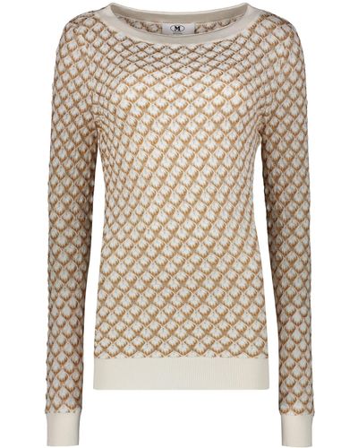 M Missoni Long Sleeve Sweater - Natural