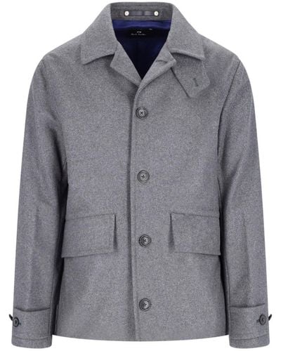 Paul Smith Wool And Cashmere Jacket - Grey